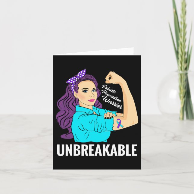 Carte Prévention du suicide Sensibilisation Santé mental (Devant)