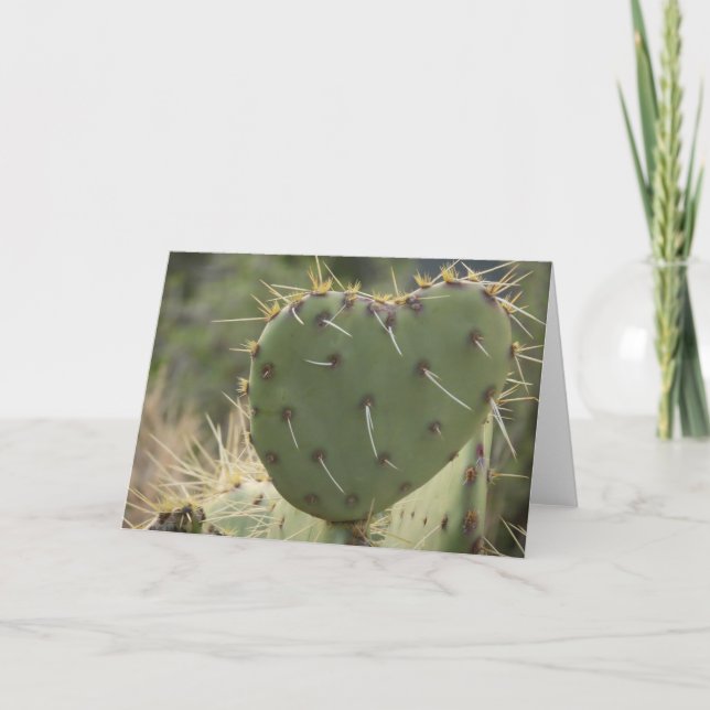 Carte Prickly Pear Heart (Devant)