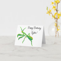 Prier Mantis en vert vif Personnalisé