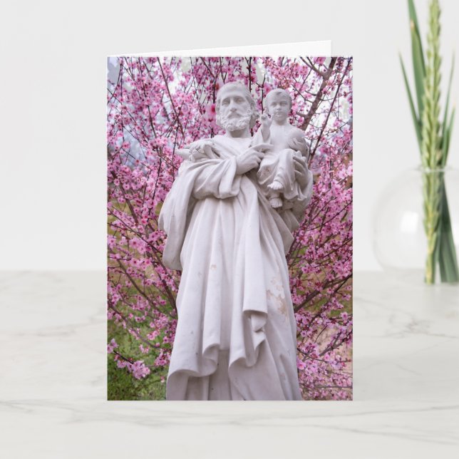 Carte Prière à St Joseph (prière plus de 1900 années) (Devant)