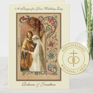 Carte Prière catholique d'engagement pour l'anniversaire