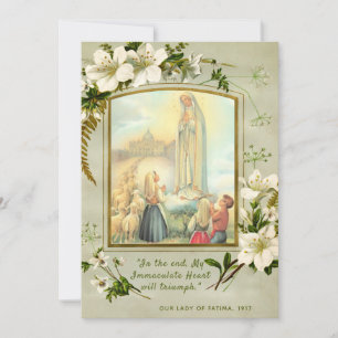 Carte Prière de consécration Immaculée Vierge Marie