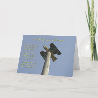 Carte Prière de la Sérénité indienne