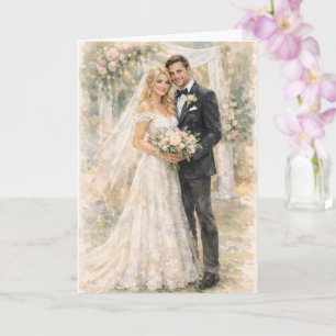 Carte Prière de mariage amusante inspirée d'Ezéchiel 25: