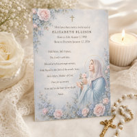 Prière funéraire catholique de la Mère bénie Mémor
