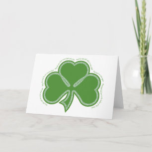 Carte Prière irlandaise