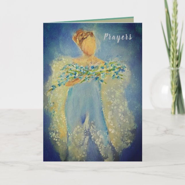 Carte Prière pour toi ange (Devant)