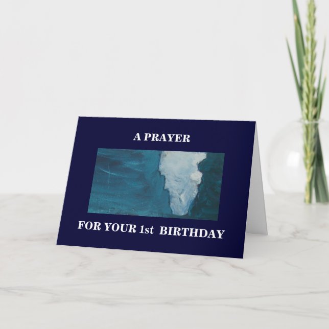 CARTE PRIÈRE POUR VOTRE ANNIVERSAIRE (Devant)