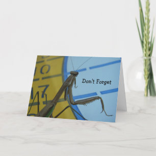 Carte Priez Mantis, n'oubliez pas