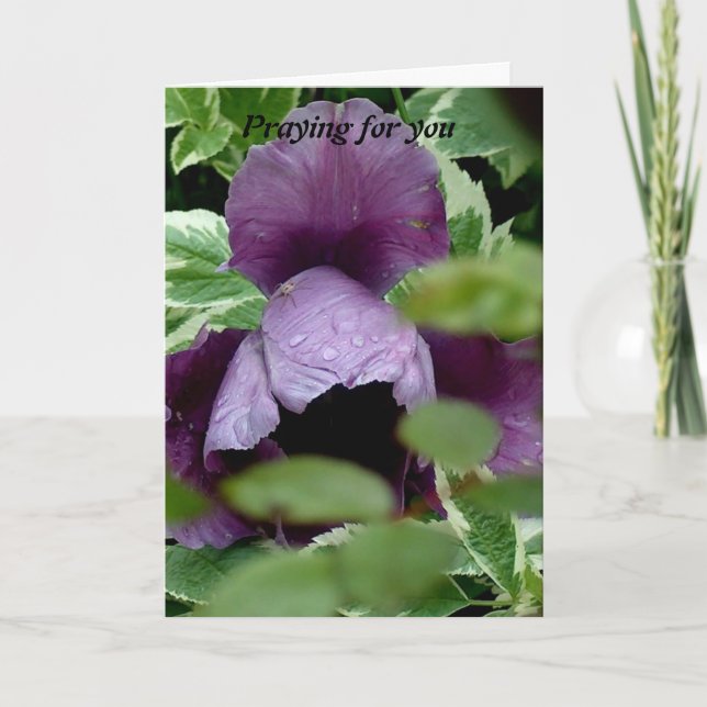 Carte Priez pour vous (Devant)