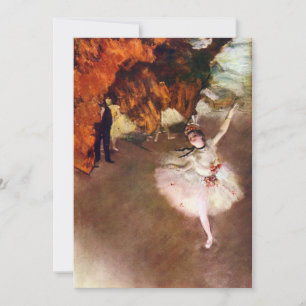Carte Prima Ballerina, Rosita Mauri par Edgar Degas