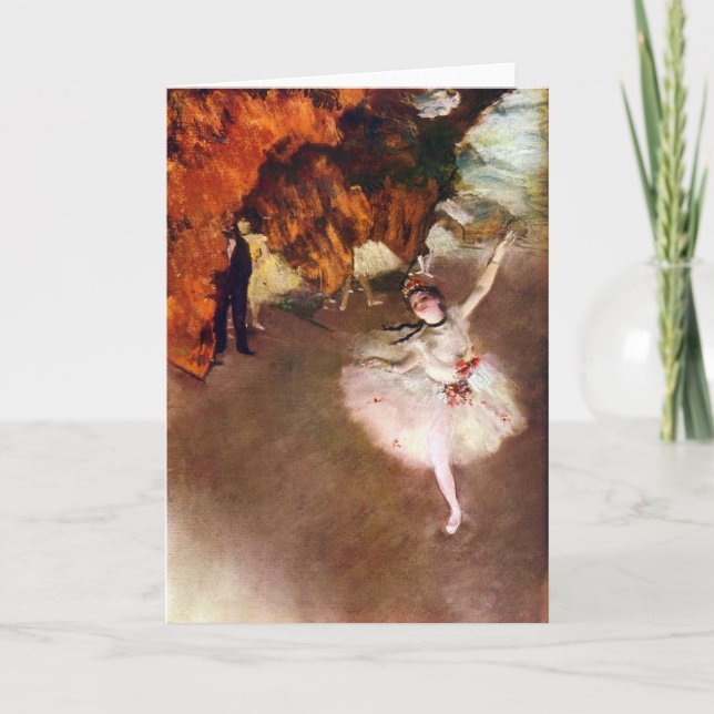 Carte Prima Ballerina, Rosita Mauri par Edgar Degas (Devant)