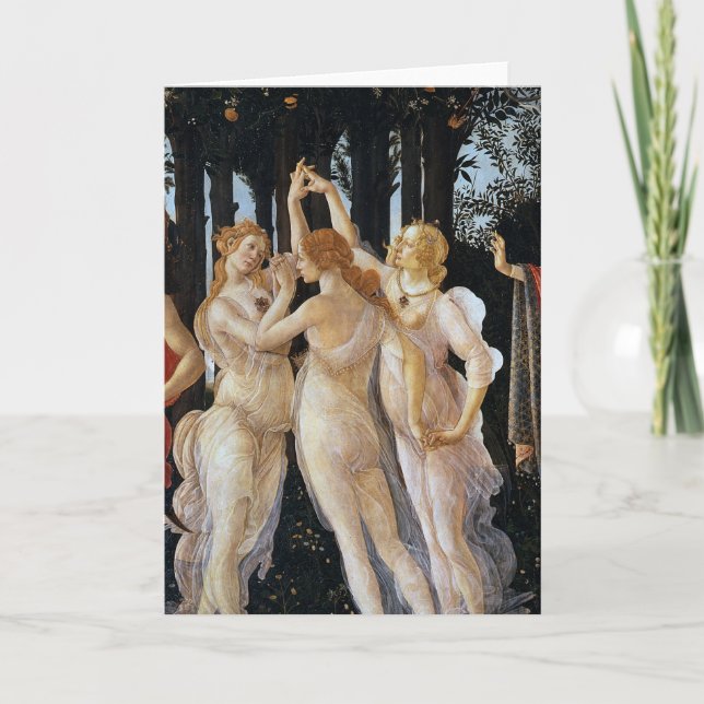 Carte Primavera (détail), Sandro Botticelli, 1482 (Devant)