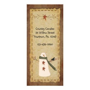 Carte primitive de support de bonhomme de neige