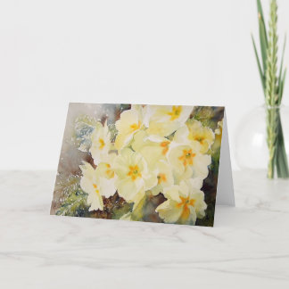 Carte Primrose Posy
