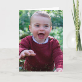 Carte Prince Louis célèbre le ęr anniversaire