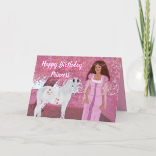 Carte Princess Birthday Card