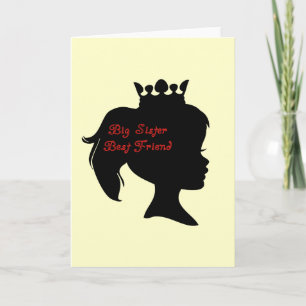 Carte Princesse Big Soeur Meilleur Ami