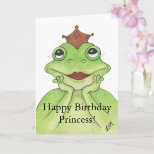 Carte Princesse de la grenouille