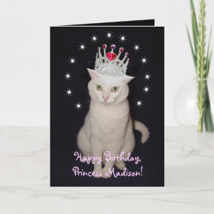 Carte Princesse personnalisable Anniversaire