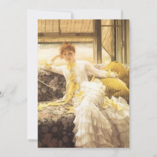 Carte Printemps (Bord de mer) de James Tissot, Portrait 