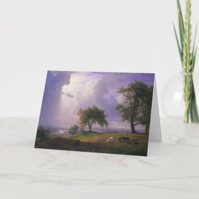Carte Printemps de Californie | Albert Bierstadt (Devant)