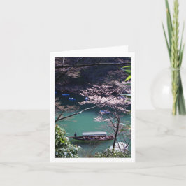 Carte Printemps en Arashiyama, Kyoto, Japon
