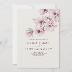 Carte Printemps Fleur De Cerisier Le Mariage De L'Invita