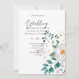 Carte Printemps Fleur sauvage Grange Garden Mariage