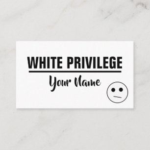 Carte PRIVILÈGE BLANC