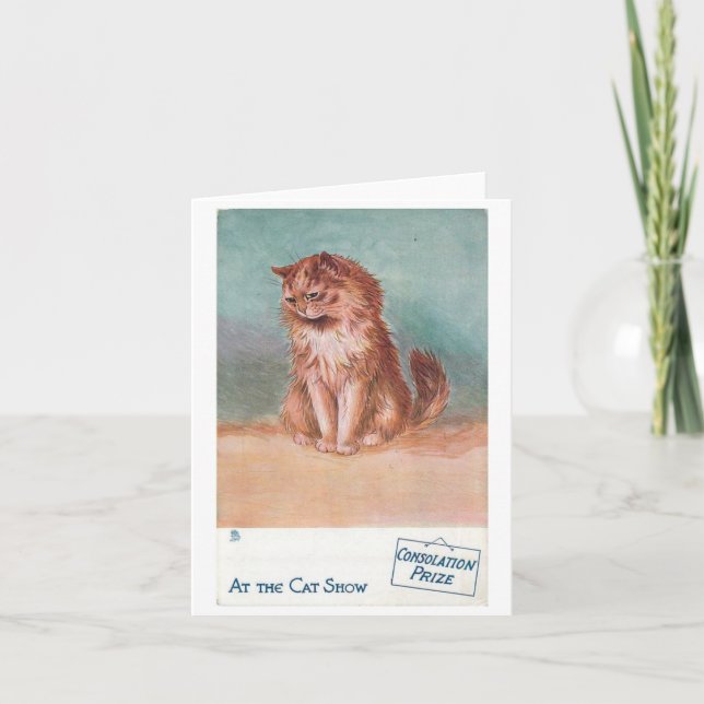 Carte Prix Consolation @ The Cat Show de Louis Wain (Devant)