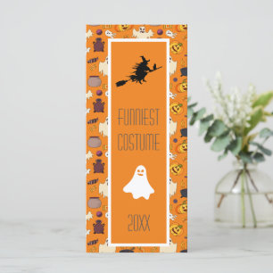 Carte Prix d'Halloween amusant - Costume le plus drôle