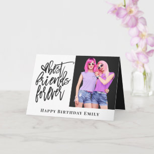 Carte Prix Friends Forever Photo Gray happy Birthday