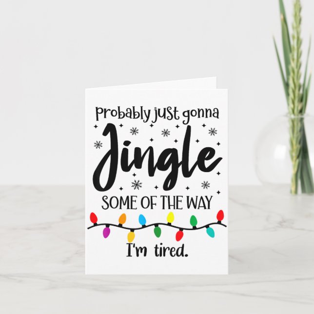 Carte Probablement juste aller sonner un peu tant que je (Devant)