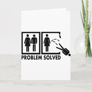 Carte Problème résolu - Homme