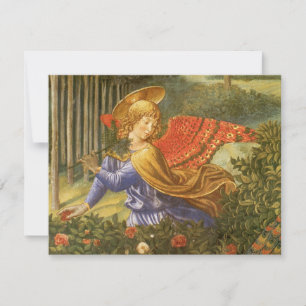 Carte Procession des Rois Mages Ange par Benozzo Gozzoli