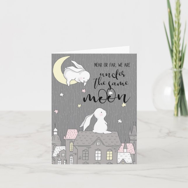 Carte Proche ou lointain, sous la même lune (Devant)