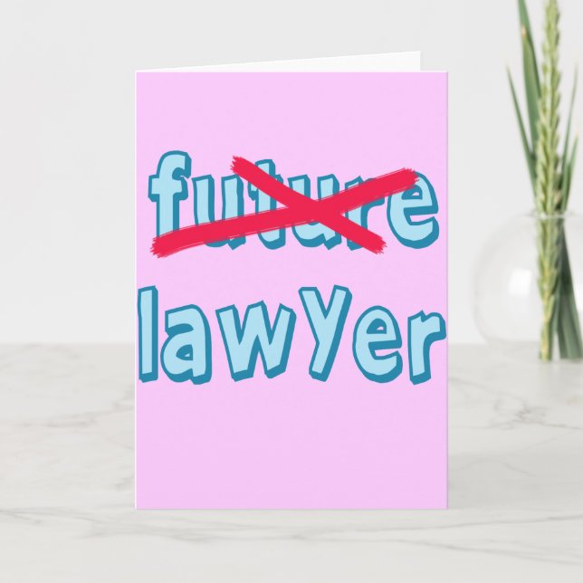 Carte Produits d'études d'avocat (Devant)