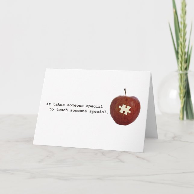 Carte Professeur d'autisme (Devant)