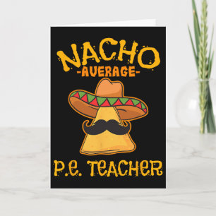 Carte Professeur d'éducation physique moyen nacho Mexica