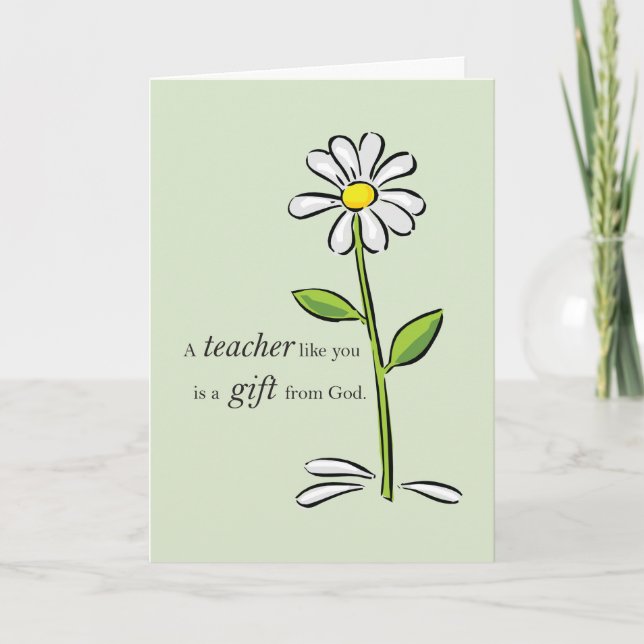 Carte Professeur Joyeux Anniversaire, Fête Religieuse Ve (Devant)
