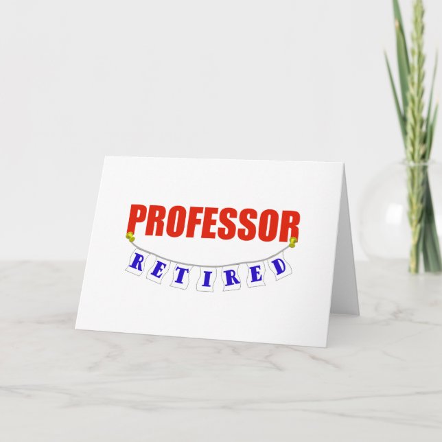 CARTE PROFESSEUR RETRAITÉ (Devant)