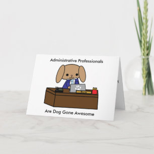 Carte Professionnel de l'administration Chien mâle Perso