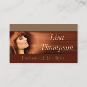 Carte professionnelle de coiffeur/coiffeur