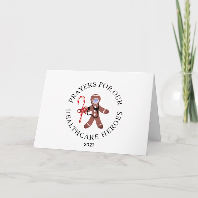 Carte Professionnels de la santé de Noël de l'entreprise (Devant)