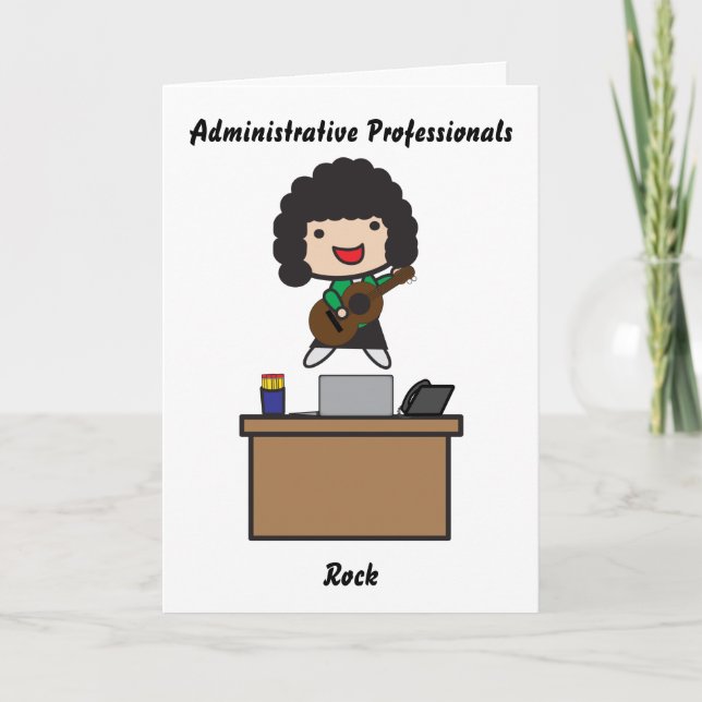 Carte Professionnels de l'administration Rocher cheveux  (Devant)