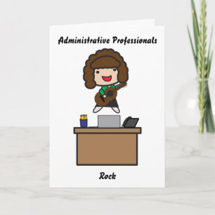 Carte Professionnels de l'administration Rock Brunette F