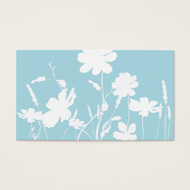 Carte profil floral (Devant)