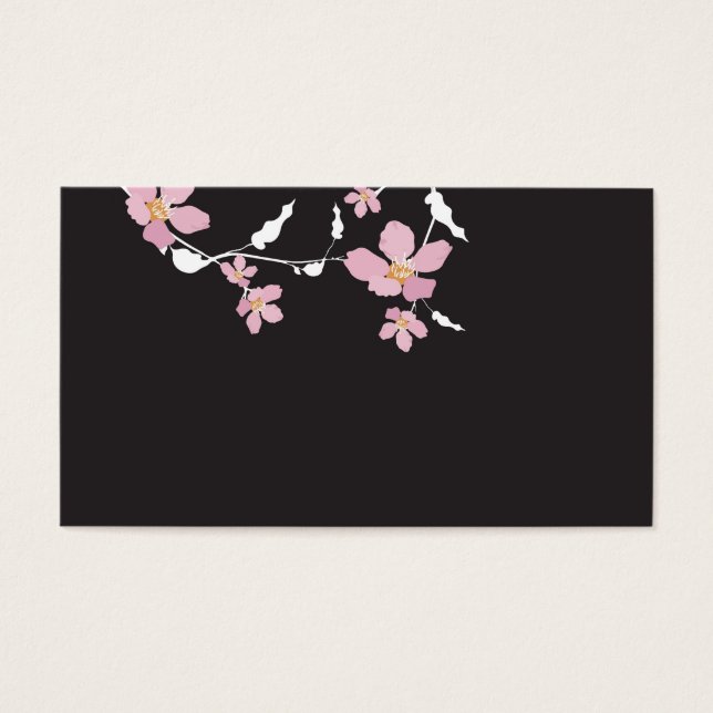 Carte profil floral (Devant)