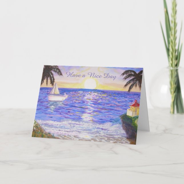 Carte Profitez de la plage de Nice Day Beach (Devant)